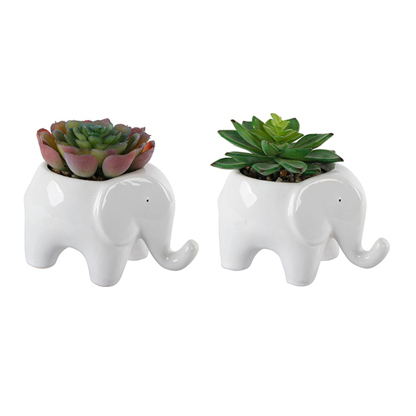 Elephant Planters (Set of 2) Image 1