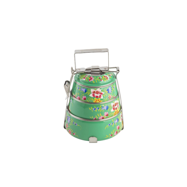 Stainless Steel Tiffin Box - Teal Image 1